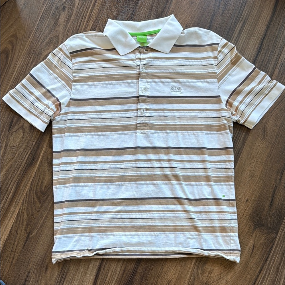 BOSS Casual Striped Polo